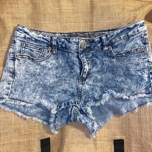 Wax Jean Shorts